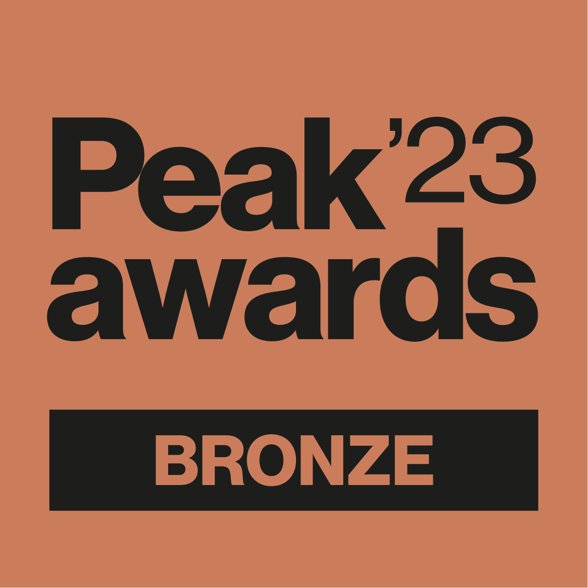 Peak 2023 stickers Bronze