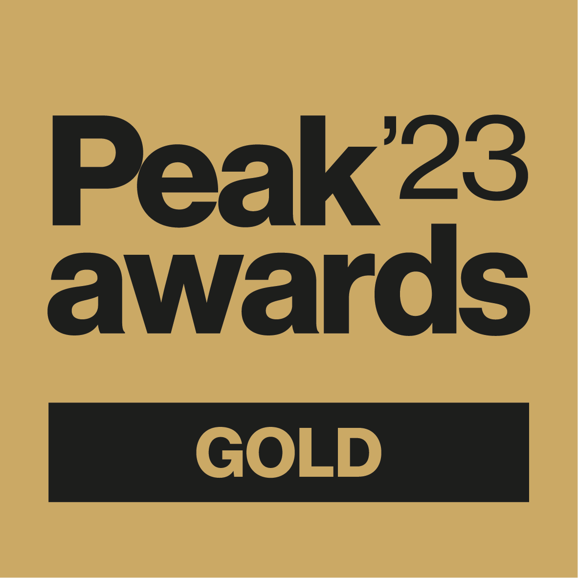 Peak 2023 stickers Gold